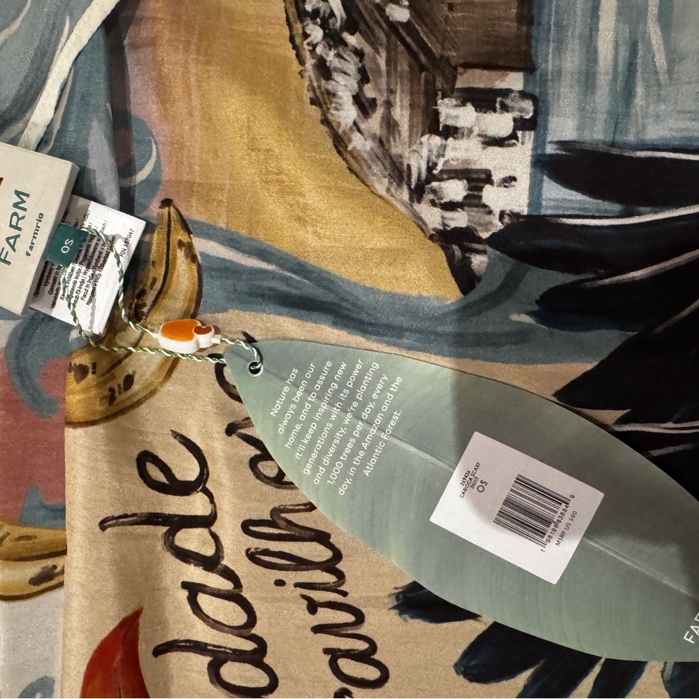 Farm Rio silk scarf - Picture 4 of 4